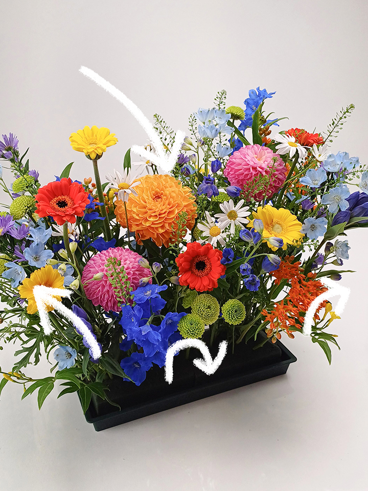 DIY 꽃시장 트로피칼 센터피스 만드는 법