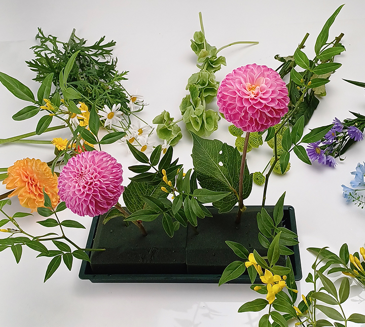 DIY 꽃시장 트로피칼 센터피스 꽃꽂이