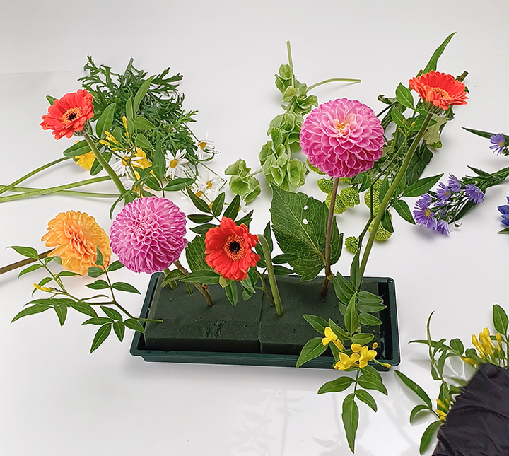 여름 사방화, 트로피칼 센터피스 만들기