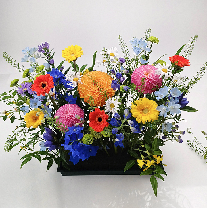 여름 사방화, 트로피칼 센터피스 만들기