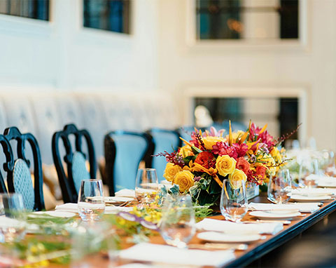 사방화, 센터피스 뜻